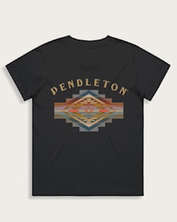 WOMEN'S SERAPE GRAPHIC TEE IN VINTAGE BLACK image number 1