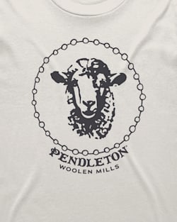 ALTERNATE VIEW OF WOMEN'S SHEEP GRAPHIC TEE IN BONE image number 2