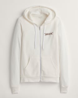 COWGIRL GRAPHIC ZIP HOODIE IN VINTAGE WHITE image number 2