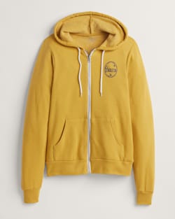 AUTUMN BIRCH GRAPHIC ZIP HOODIE IN HEATHER MUSTARD image number 2