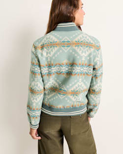 ALTERNATE VIEW OF WOMEN'S BRIDGE CREEK BOMBER JACKET IN SHALE image number 2