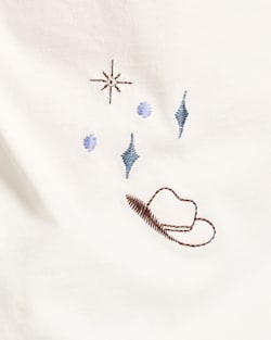 ALTERNATE VIEW OF WOMEN'S SHORT-SLEEVE DESCHUTES CHARM TEE IN IVORY image number 5