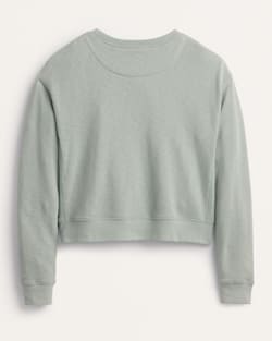 ALTERNATE VIEW OF WOMEN'S EMBROIDERED FRENCH TERRY PULLOVER IN SAGE image number 2