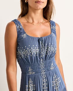 ALTERNATE VIEW OF WOMEN'S BROOKLYN SLEEVELESS DRESS IN NAVY image number 4