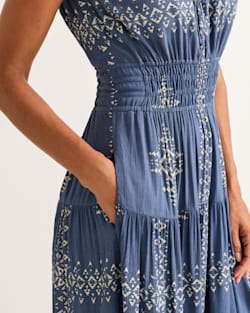 ALTERNATE VIEW OF WOMEN'S BROOKLYN SLEEVELESS DRESS IN NAVY image number 5