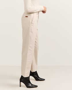 ALTERNATE VIEW OF WOMEN'S COTTON CHORE PANTS IN ECRU image number 4