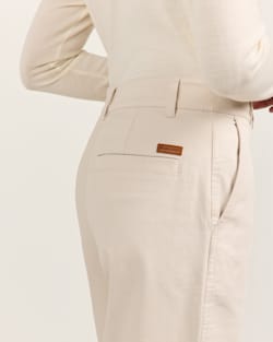 ALTERNATE VIEW OF WOMEN'S COTTON CHORE PANTS IN ECRU image number 5