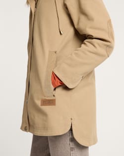 ALTERNATE VIEW OF WOMEN'S CEDAR CREEK CANVAS PARKA IN OLD OAK image number 5