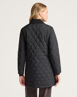 ALTERNATE VIEW OF WOMEN'S SUN RIVER QUILTED FIELD COAT IN BLACK image number 2