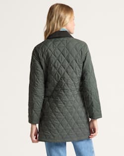 ALTERNATE VIEW OF WOMEN'S SUN RIVER QUILTED FIELD COAT IN ROSIN image number 2