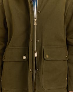 ALTERNATE VIEW OF WOMEN'S CASCADES CANVAS BARN COAT IN DARK OLIVE image number 5