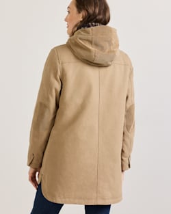 ALTERNATE VIEW OF WOMEN'S CEDAR CREEK CANVAS PARKA IN OLD OAK image number 4