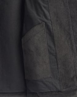 ALTERNATE VIEW OF WOMEN'S HARDING COTTONWOOD FLEECE HOODIE IN BLACK/TAN image number 3