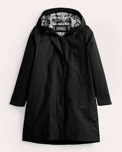 WOMEN'S VICTORIA RAIN SLICKER IN BLACK image number 1