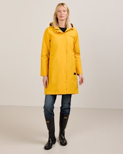 WOMEN'S VICTORIA RAIN SLICKER IN YELLOW image number 1