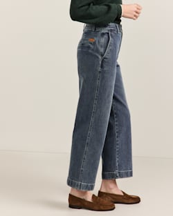 ALTERNATE VIEW OF WOMEN'S SELLWOOD DENIM PANTS IN DARK WASH image number 3