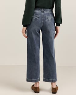 ALTERNATE VIEW OF WOMEN'S SELLWOOD DENIM PANTS IN DARK WASH image number 4