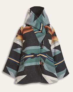 LINDSEY THORNBURG X PENDLETON BLANKET CLOAK IN OXFORD WYETH TRAIL image number 1