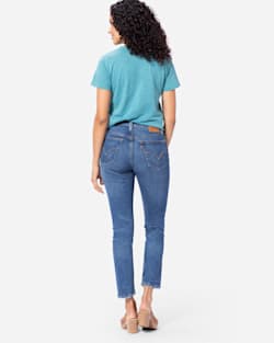 ADDITIONAL VIEW OF LEVI'S 501 SKINNY WE THE PEOPLE JEANS IN MEDIUM BLUE image number 3
