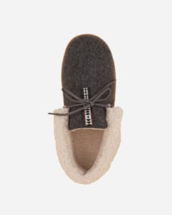 ALTERNATE VIEW OF WOMEN'S CABIN FOLD SLIPPERS IN GREY HEATHER image number 3