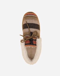 ALTERNATE VIEW OF WOMEN'S CABIN FOLD SLIPPERS IN ACADIA STRIPE image number 3