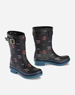 ALTERNATE VIEW OF WOMEN'S GEO MIX SHORT BOOTS IN BLACK image number 2