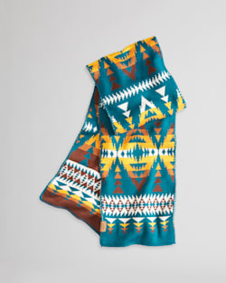 MERINO KNIT SCARF IN BLUE SUMMIT PEAK image number 1