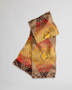 MERINO KNIT SCARF IN TAN MISSION TRAILS image number 1