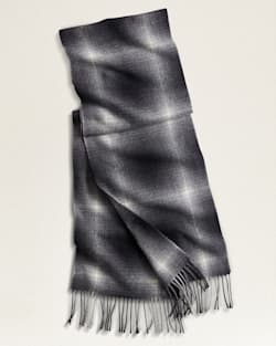 WHISPERWOOL MUFFLER IN PEWTER PLAID image number 1