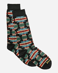 CHIEF JOSEPH CREW SOCKS IN BLACK image number 1