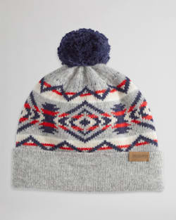 LAMBSWOOL HAT WITH POM POM IN GREY TECOPA HILLS image number 1