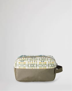 ALTERNATE VIEW OF PILOT ROCK CANOPY CANVAS CARRYALL POUCH IN OLIVE image number 2