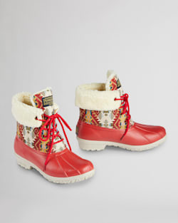 WOMEN'S JOURNEY WEST DUCK BOOTS IN RUBY image number 1