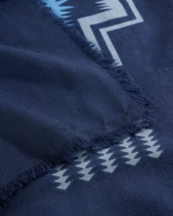 ALTERNATE VIEW OF HARDING FEATHERWEIGHT WOOL SCARF IN NAVY image number 2