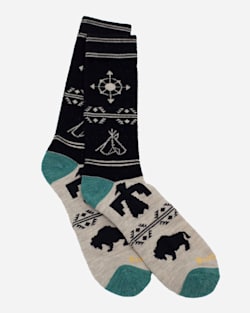 NAVIGATOR CAMP SOCKS IN BLACK image number 1