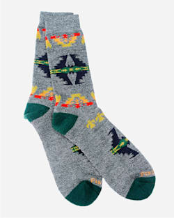 TUCSON CAMP SOCKS IN GREEN image number 1