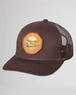 NATIONAL PARK TRUCKER HAT IN BROWN SMOKY MOUNTAINS image number 1