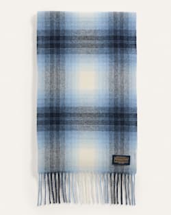 WHISPERWOOL MUFFLER IN LIGHT BLUE MIX OMBRE image number 1