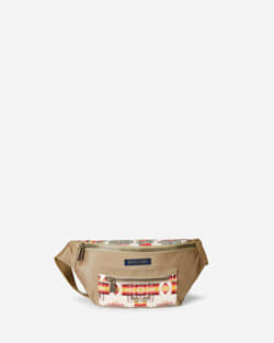 CHIEF JOSEPH CANOPY CANVAS FANNY PACK IN IVORY image number 1