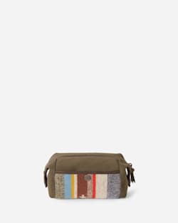 BRIDGER STRIPE TRAVEL POUCH IN BROWN image number 1