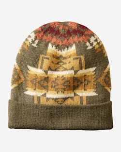 KNIT BEANIE IN CHIEF JOSEPH OLIVE image number 1