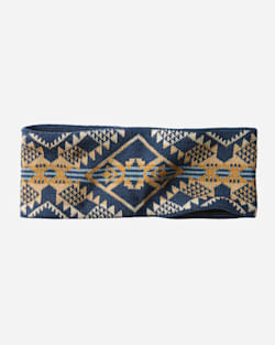 FLEECE LINED HEADBAND IN JOURNEY WEST NAVY image number 1