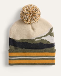 ALTERNATE VIEW OF RETRO BEANIE IN MOUNTAIN image number 2
