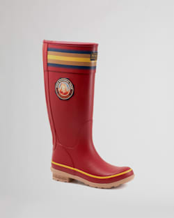 WOMEN'S NATIONAL PARK TALL RAIN BOOTS IN ZION RED image number 1