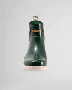 ALTERNATE VIEW OF WOMEN'S SMITH ROCK GLOSS CHELSEA RAIN BOOTS IN GREEN image number 5