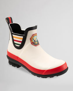 ALTERNATE VIEW OF WOMEN'S NATIONAL PARK CHELSEA RAIN BOOTS IN GLACIER PARK WHITE image number 7