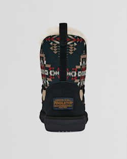 ALTERNATE VIEW OF WOMEN'S TIE-BACK BOOTS IN BLACK SAND image number 4