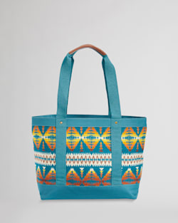 ALTERNATE VIEW OF ZIP TOTE IN TURQUOISE SUMMIT PEAK image number 2
