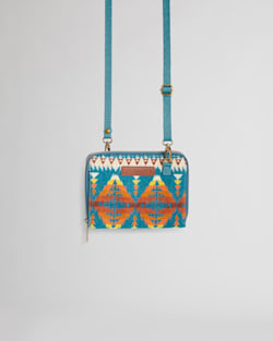 CROSSBODY WALLET IN TURQUOISE SUMMIT PEAK image number 1