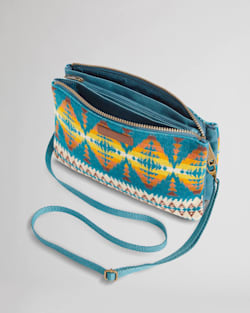 ALTERNATE VIEW OF LARGE THREE POCKET KEEPER IN TURQUOISE SUMMIT PEAK image number 3